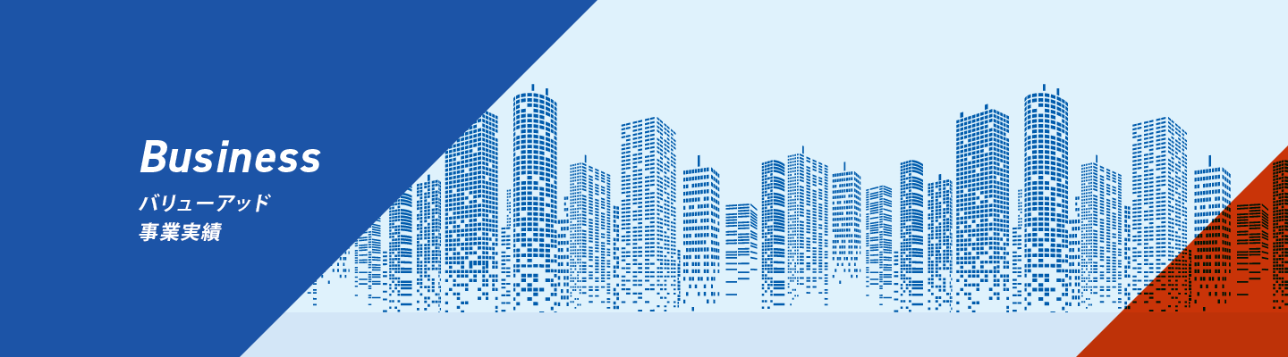 バリューアッド事業実績